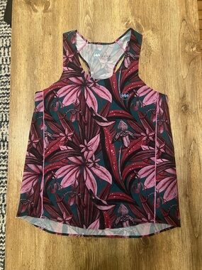 Janji running singlet- floral